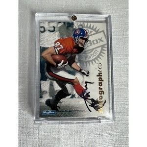 1997 Skybox Premium Autographics Ed McCaffrey Broncos NrMint +